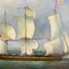 Antique Primitive Ship Painting - Image 2